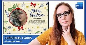 Create Christmas Cards in Microsoft Word | Free and Easy-to-Use Holiday Card Templates