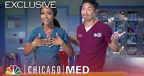 Yaya DaCosta & Brian Tee Play a Trivia Surgery Game - Chicago Med (Digital Exclusive)