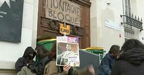 Retraites: à Paris, le lycée Montaigne bloqué pour la 10e journée de mobilisation | AFP Images