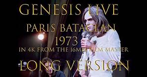 Genesis live, Paris Bataclan 1973 long version, 16mm master in 4k