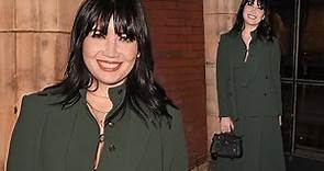 Daisy Lowe looks chic in green dress as she attends private exhibition