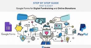 How to Make Online Donation and Fundraising Form - A Step by Step Guide