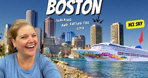 BOSTON in ONE DAY!! Highlights & Must Do Stops (New England/Canada Cruise)