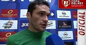 Entrevista a Jorge Molina tras el UE Lleida (1-2) Real Betis - HD