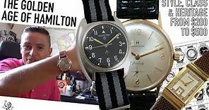 Buying Vintage Watches - 5 Reasons Why Hamilton Are One Of The Best Brands At $200 to $500 (WWT#87)