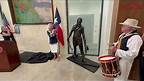 The Alamo Unveils William Barret Travis Statue