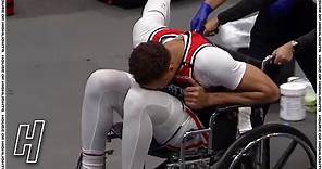 Daniel Gafford LEG INJURY, Exits Game in a Wheel Chair - Pacers vs Wizards | March 29, 2021