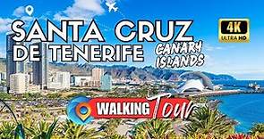 Exploring Santa Cruz de Tenerife [Canary Islands 🇪🇸] | Most Important Attractions in Walking Tour 4K