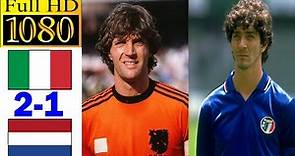 Netherlands - Italy world cup 1978 | Full highlight | 1080p HD | Paolo Rossi | Ruud krol