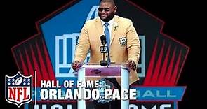 Orlando Pace Hall of Fame Speech | 2016 Pro Football Hall of Fame | NFL