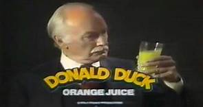 Donald Duck Orange Juice w Ivor Barry and Voice of Donald Duck by Clarence Nash commercial 1980