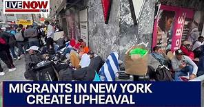 Migrants in New York: Republicans slam New York City plan for migrants as tensions rise