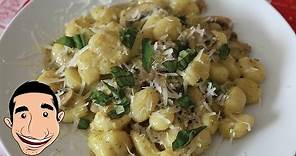 Gnocchi with Pesto and Sausage | Potato Gnocchi | Italian Food Recipe