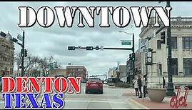 Denton - Texas - 4K Downtown Drive