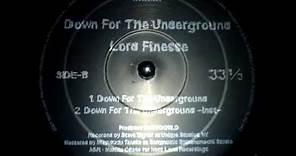 Lord Finesse - Down For The Underground (Buckwild Production 1996)