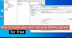 How to create a free Email server