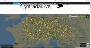 How to use the flight tracker on flightradar.live
