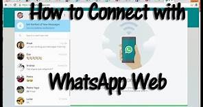 WhatsApp Web, How to Connect