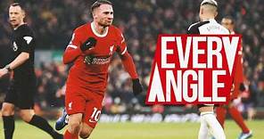 Every angle of the amazing Alexis Mac Allister goal | Liverpool 4-3 Fulham