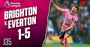 Highlights & Goals | Brighton v. Everton 1-5 | Premier League | Telemundo Deportes