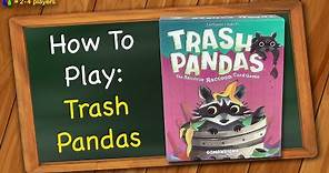 How to play Trash Pandas