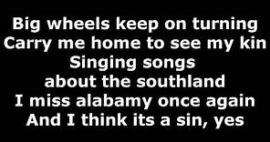 Lynyrd Skynyrd - Sweet Home Alabama - Lyrics IN Video + Description (HD)