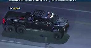 Authorities chase large truck through the San Fernando Valley | ABC7