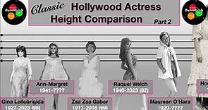 Height Comparison | Classic Hollywood Actresses (Part 2)