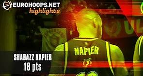 Shabazz Napier (18 points) Highlights vs. Barcelona