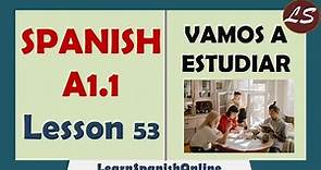 Aprende a usar "VAMOS + A" en Español | Spanish A1 - Lesson 53