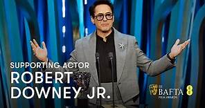 Robert Downey Jr. wins Supporting Actor for his role in Oppenheimer | EE BAFTA Film Awards 2024