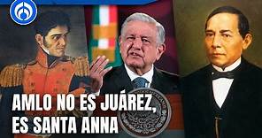Germán Martínez ve más parecido de AMLO con Santa Anna que con Juárez