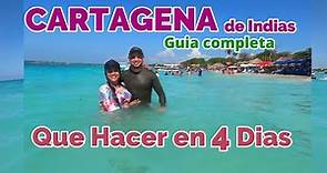 Cartagena de Indias🇨🇴 Que hacer en 4 días!!!🔴Como distribuir tu viaje✅Guía Completa