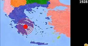 Largest and most destructive earthquakes in Greece (modern period)