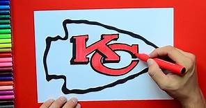How to draw Kansas City Chiefs Logo [NFL Team]