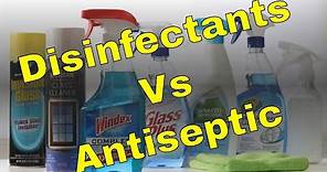 Disinfectant vs Antiseptic