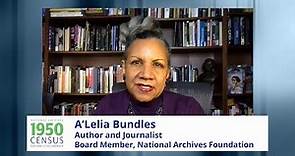 1950 Census: A'Lelia Bundles, Author and Journalist