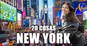 20 COSAS QUE TIENES QUE VER Y HACER EN NEW YORK | Guía Nueva York🗽 2023