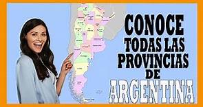 ✅✅✅¿Cuáles son las PROVINCIAS DE ARGENTINA? - EL mapa POLÍTICO de ARGENTINA