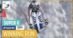 Viktoria Rebensburg | Women's Super-G | Lake Louise | 1st place | FIS Alpine