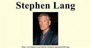 Stephen Lang