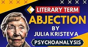 Abjection by Julia Kristeva