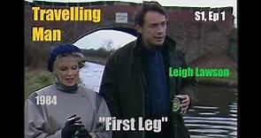 Travelling Man (1984) Series 1 Ep1 First Leg, Leigh Lawson - TV crime thriller, Canals, Narrowboat