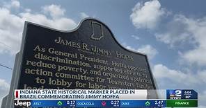 Historical marker unveiled commemorating Jimmy Hoffa