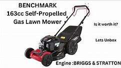 Benchmark Gas Lawn Mower with BRIGGS & STRATTON engine Unboxing