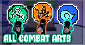 Every Combat Art Showcased in Shindo Life!