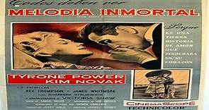 MELODIA INMORTAL (1956) de George Sidney con Con Tyrone Power, Kim Novak, James Whitmore, Victoria Shaw, Shepperd Strudwick por Garufa