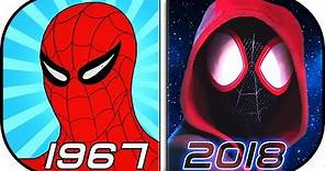 EVOLUTION of SPIDERMAN in Cartoons (1967-2018) History of Animated Spider-man Into the Spider-Verse
