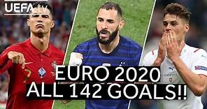 Watch all 142 goals scored at UEFA EURO 2020!