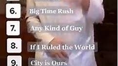 Big Time Rush Song Rankings